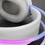 Mars Gaming MH-GLOW Cuffie - Suono avvolgente - Illuminazione 360º CHROMA RGB - Driver Hi-Fi Ultra-Bass 3D - Compatibilità universale - Colore rosa - immagine 4