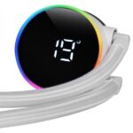 Mars Gaming ML-LCD240 Sistema di raffreddamento a liquido - Ventilatori ARGB - Opti-chamber 3rd Gen - Display LCD della temperatura - Compatibilità multisocket - Colore bianco - immagine 2