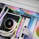 Mars Gaming ML-LCD240 Sistema di raffreddamento a liquido - Ventilatori ARGB - Opti-chamber 3rd Gen - Display LCD della temperatura - Compatibilità multisocket - Colore bianco - immagine 3