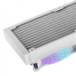 Mars Gaming ML-LCD360 Raffreddamento liquido ARGB - Tre ventole da 120 mm - Display LCD temperatura - Compatibilità multisocket - TDP 600 W - Tubi in teflon - Colore bianco - immagine 4