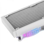 Mars Gaming ML-ULTRA240 Kit di raffreddamento a liquido - Potenza 500W - Pompa OPTI-CHAMBER Gen 3 - Illuminazione ARGB 360º - Ventilatori silenziosi - Compatibilità universale - Colore bianco - immagine 4