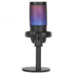 Mars Gaming ARGB MMIC-SE Microfono da studio - ADC 196kHz 24 bit - Condensatore cardioide - Monitoraggio senza latenza - Illuminazione ARGB - Controlli tattili - Colore nero - immagine 2