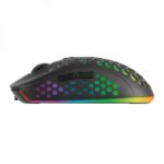 Mars Gaming MMW3 Mouse wireless ultraleggero - RGB Flow - Sensore ottico 3200 DPI - Interruttori HUANO - Connessione 2.4G - Batteria ricaricabile - Colore nero - immagine 2