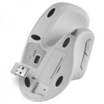 Mars Gaming MMW-ERGOPRO Mouse wireless verticale - Sensore ottico 3200 DPI - Interruttori HUANO - Connettività 2,4 GHz - Colore bianco - immagine 4