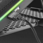 Mars Gaming MNBC13 Base di raffreddamento - 13 ventole ultrasilenziose - Illuminazione RGB personalizzabile - Display LCD - 2 porte USB - Colore nero - immagine 5