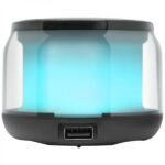 Mars Gaming MS-AURA Altoparlanti Bluetooth RGB - Suono avvolgente 15W - DSP personalizzato - Illuminazione RGB 360º - Bluetooth 5.3 - Connessione Jack - Controllo intuitivo - Colore nero - immagine 2
