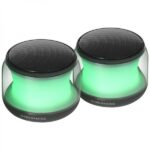 Mars Gaming MS-AURA Altoparlanti Bluetooth RGB - Suono avvolgente 15W - DSP personalizzato - Illuminazione RGB 360º - Bluetooth 5.3 - Connessione Jack - Controllo intuitivo - Colore nero - immagine 3