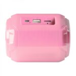 Mars Gaming Altoparlante portatile - Suono potente 10W - Ultra-BASS - Bluetooth 5.0 - 8 ore di autonomia - USB e MicroSD - Colore rosa - immagine 3
