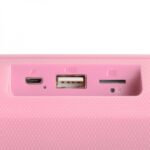 Mars Gaming Altoparlante portatile - Suono potente 10W - Ultra-BASS - Bluetooth 5.0 - 8 ore di autonomia - USB e MicroSD - Colore rosa - immagine 5