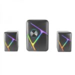 Mars Gaming MS-H21 Altoparlante da gioco - Audio 2.1 35W - Driver 3D Surround - Illuminazione RGB - Controllo frontale - Connessione Plug & Play - Colore nero - immagine 2