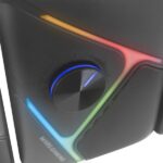 Mars Gaming MS-H21 Altoparlante da gioco - Audio 2.1 35W - Driver 3D Surround - Illuminazione RGB - Controllo frontale - Connessione Plug & Play - Colore nero - immagine 3