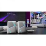 Mars Gaming MS-H Altoparlanti compatti - Suono avvolgente 10W - Illuminazione RGB Flow - Driver invertiti - Connessione jack e USB - Controllo del volume facile - Colore bianco - immagine 4
