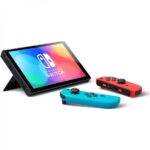 Console Nintendo Switch Oled Neon - Include base e 2 controller Joy-Con - Colore blu/rosso - immagine 2