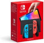 Console Nintendo Switch Oled Neon - Include base e 2 controller Joy-Con - Colore blu/rosso - immagine 5