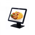 AVPos AVPos-T15 Monitor tattile da 15 pollici - Schermo True Flat capacitivo a 10 punti - 1024x768 - 400CD/M2 - VGA - Colore nero - immagine 2