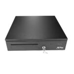 AVPos CASH-U280 Cassetto portamonete automatico da 41 cm - 5 posizioni per banconote - 8 posizioni per monete - RJ11 - Colore nero - immagine 3