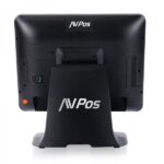 AVPos TPV K5000 Alluminio 15 Touchscreen - N100 - 8 GB di memoria - SSD 128 GB - VGA e HDMI - Colore nero - immagine 4