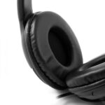 Coolbox CoolChat U1 Cuffie con microfono - Archetto regolabile - Cuscinetti imbottiti - Controllo del volume - Cavo da 2 m - Colore nero - immagine 5