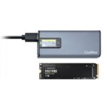 Coolbox PS32 Custodia esterna SSD M.2 NVMe USB 3.2 Gen2 - Touchscreen - immagine 2