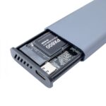 Coolbox PS32 Custodia esterna SSD M.2 NVMe USB 3.2 Gen2 - Touchscreen - immagine 3