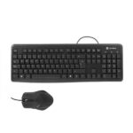 Coolbox KTR-01U Pack USB Tastiera 105 tasti + Mouse 4 pulsanti - Utilizzo ambidestro - Cavo da 1,50 m - Colore nero - immagine 3