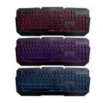 5 mm + Mousepad - Illuminazione a LED in 3 colori - Colore nero