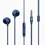 Energy Sistem EasyPods Auricolari a bottone - Isolamento acustico - Microfono integrato - Controllo riproduzione - Connettore jack da 3,5 mm - Cavo da 120 cm - Colore blu - immagine 4