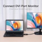 Vention Adattatore HDMI a DVI - Placcato in oro - Doppia direzione - Risoluzione 1080P@60Hz - Rivestimento in PVC - Colore nero - immagine 3