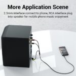 Cavo Vention da jack 2,5 mm a 3 RCA - Connessione versatile - Compatibile con TV di vecchia generazione - Colore nero - immagine 4