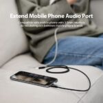 Vention BHBBG Cavo di prolunga audio - Stereo - Contatti placcati in oro - Diametro 3,5 mm - Colore nero - immagine 4