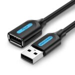 Vention CableTech USB 2.0 Extender - Connettore da maschio a femmina - 50 cm - Alta compatibilità - Colore nero - immagine 2