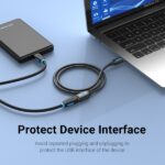 Vention CableTech USB 2.0 Extender - Connettore da maschio a femmina - 50 cm - Alta compatibilità - Colore nero - immagine 4