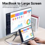 Vention Adattatore da USB-C a DisplayPort - Connessione stabile e veloce - Colore nero - immagine 3