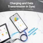 Vention CQMHD Cavo USB-A 2.0 a Micro-B e USB-C magnetico - Connettori intercambiabili - Trasferimento 480 Mb/s - Colore grigio - immagine 4