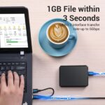 Cavo USB 3.0 A-Micro-B Vention ad alta velocità 5Gbps - Conduttore in rame smaltato - Alimentatore 3A - Colore nero - immagine 3