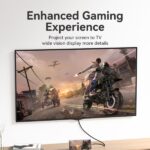 Vention Cavo USB-C a HDMI 4K - Risoluzione 4K@60Hz - Plug & Play - Connettori placcati in oro - Colore nero - immagine 3