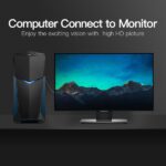 Cavo VGA Vention (3+9) - Alta definizione 1080P - Schermatura EMI - Connettori placcati in oro - Colore nero - immagine 3