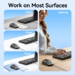 Vention KTA Mouse USB-A - 3 pulsanti - DPI 1200 - Materiali PVC e ABD - Colore nero - immagine 4