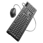 Vention KTC Tastiera e mouse ergonomici - 104 tasti - Sensore 1200 DPI - Plug and Play - Ampia compatibilità - Colore nero - immagine 2