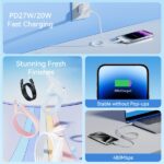 Cavo Vention da USB-C a Lightning - Connettore nichelato - Potenza 27 W - Corrente 3 A - 2 m - Colore nero - immagine 4