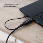 Nanocavo Cavo convertitore HDMI maschio a USB-C maschio - Lunghezza 1,8 m - Colore nero - immagine 5