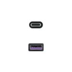 Nanocavo Cavo 2.0 3A USB-C maschio a USB-A maschio - Lunghezza 1,50 m - Colore nero - immagine 3