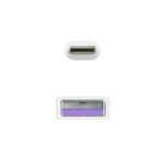 Nanocavo Cavo 2.0 3A USB-C maschio a USB-A maschio - Lunghezza 2 m - Colore bianco - immagine 4