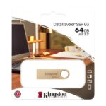 Kingston DataTraveler SE9 G3 Memoria USB-A 3.2 Gen 1 64 GB - 220 MB/s in lettura - Design metallico - Colore oro (pendrive) - immagine 3
