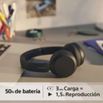 Sony WH-CH520 Cuffie Bluetooth 5.2 con microfono integrato - Archetto regolabile - Connettività multipunto - Cuffie girevoli - Autonomia fino a 50 ore - Colore nero - immagine 5