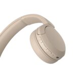Sony WH-CH520 Cuffie Bluetooth 5.2 con microfono integrato - Archetto regolabile - Connettività multipunto - Cuffie girevoli - Autonomia fino a 50 ore - Colore beige - immagine 4
