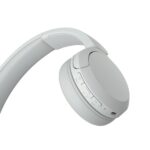 Sony WH-CH520 Cuffie Bluetooth 5.2 con microfono integrato - Archetto regolabile - Connettività multipunto - Cuffie girevoli - Autonomia fino a 50 ore - Colore bianco - immagine 4