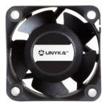 Ventola Unykach Server 40 mm a doppia sfera - Velocità massima 6000 giri/min - Connettore a 4 pin con controllo della temperatura - Colore nero - immagine 2