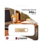 Kingston DataTraveler SE9 G3 Memoria USB-A 3.2 Gen 1 256 GB - 220 MB/s in lettura - Design metallico - Colore oro (pendrive) - immagine 3