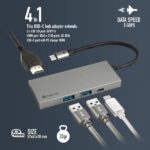 1x HDMI - Supporta risoluzioni massime di 4K a 30 Hz - Velocità fino a 5 Gbps